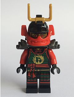 LEGO Minifigure-Nya - Head Mask, Pearl Dark Gray Armor-Ninjago-NJO132-Creative Brick Builders